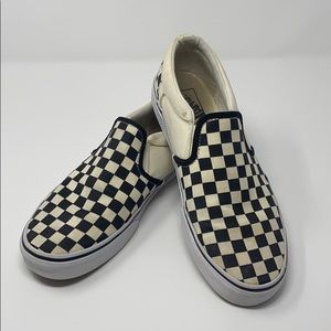 Black and White Checkered Slip-On Vans